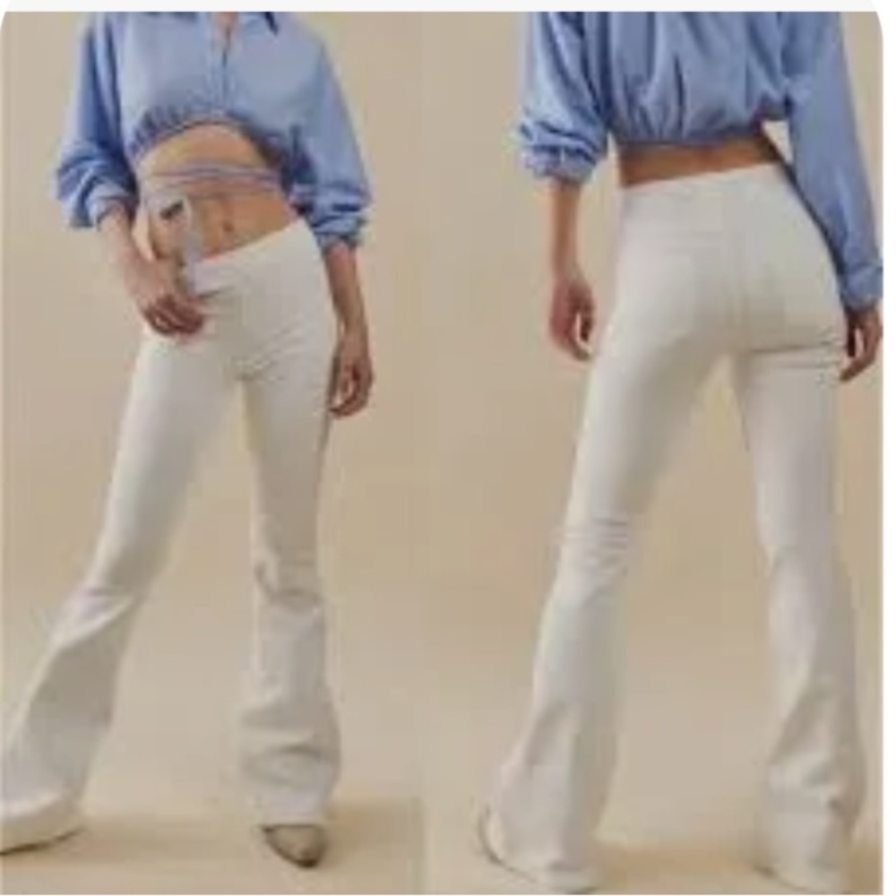 NWOT We The Free Penny Pull-On Jeans in Cream size 26 - Picture 2 of 10
